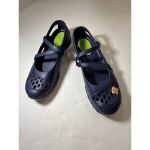Skechers Cali Gear Mary Jane Waterproof Women Sandal Blue Adjustable Strap Sz 10